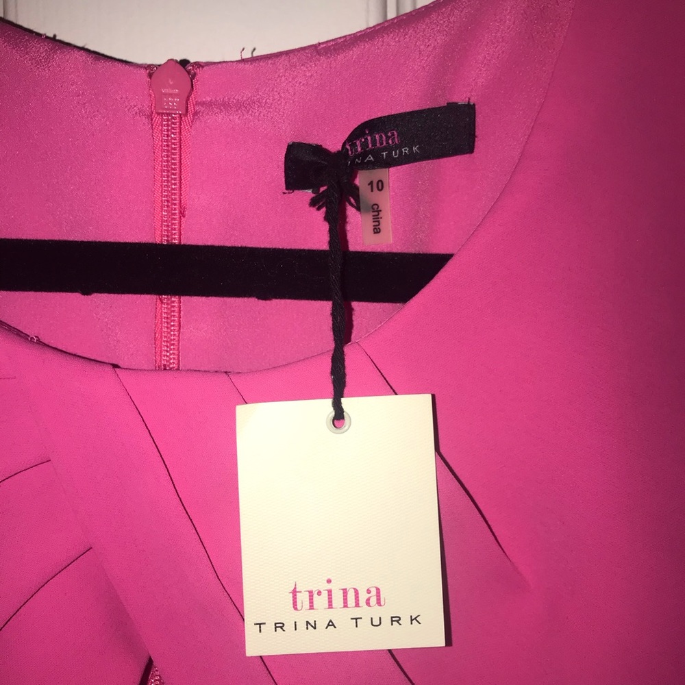 NWT Trina Turk Pink Dress - Picture 5 of 6